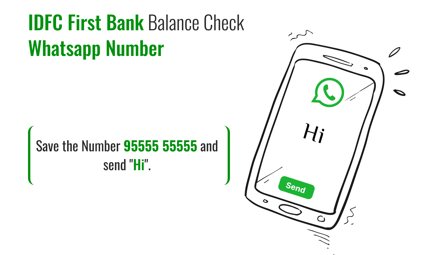 IDFC First Bank Balance Check Whatsapp Number